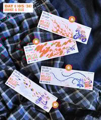 Image 2 of 【XS】SKZOO — DOMINATE 2025 TOUR TICKETS (RISO PRINTS)