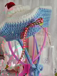 Image 1 of Crochet Cream Soda Hat