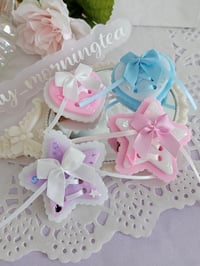 Image 1 of Hearts and Stars Hair Clips