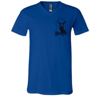 Image 2 of CLEARANCE SALE - George - Adult V-Neck Blue T-Shirt