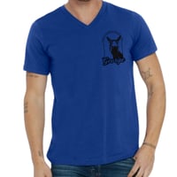 Image 5 of CLEARANCE SALE - George - Adult V-Neck Blue T-Shirt