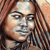 Image 3 of Paper Art Print - "Opuwo"