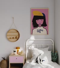 Image 1 of Poster - milkyway, Girl / 2 Farben