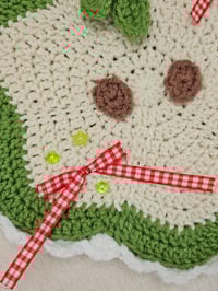 Image 3 of Crochet GREEN Apple Bag