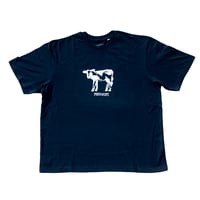 Image 1 of Cow - Blue Navy T- shirt