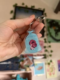 Porte clé acrylique Bêta fish