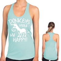 Image 2 of CLEARANCE SALE - Ladies Adult Happy Donkey Tank Top