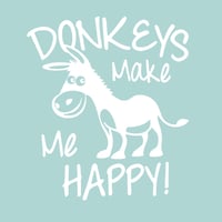 Image 4 of CLEARANCE SALE - Ladies Adult Happy Donkey Tank Top