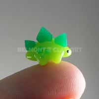 Image 2 of 🍃 "Translucent" Leafy Stegosaurus - "Kawaii"