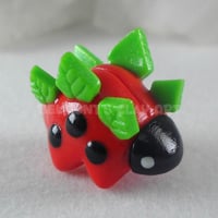 Image 5 of 🐞 Ladybug Leafy Stegosaurus - "Kawaii"