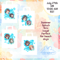 Image 1 of  【PREORDER】M.X.T.X Summer Splash & Study Buddy Tote Bag
