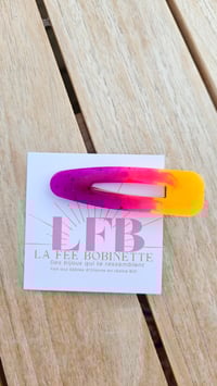 Image 1 of BARRETTE fluo sunset