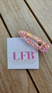 BARRETTE rose/orange