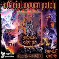 Image 1 of MALEVOLENT CREATION - THE TEN COMMANDMENTS OFFICIAL WOVEN PATCH