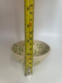 Image 2 of Small green and white dish 