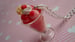 Image of Strawberry Ice Cream Sundae Necklace