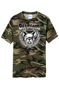 Camo Oi!Tism Records Logo T Shirt