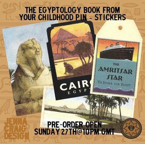 Image of *PRE-ORDER* Egyptology Book Pin