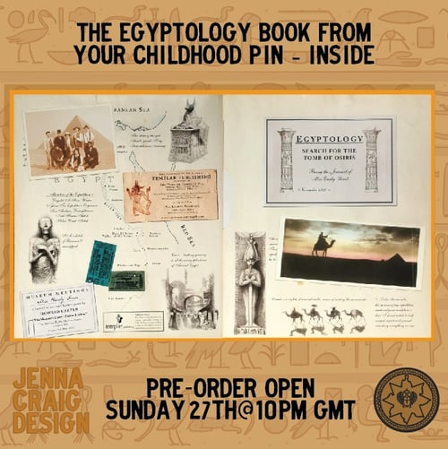 Image of *PRE-ORDER* Egyptology Book Pin