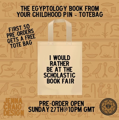 Image of *PRE-ORDER* Egyptology Book Pin