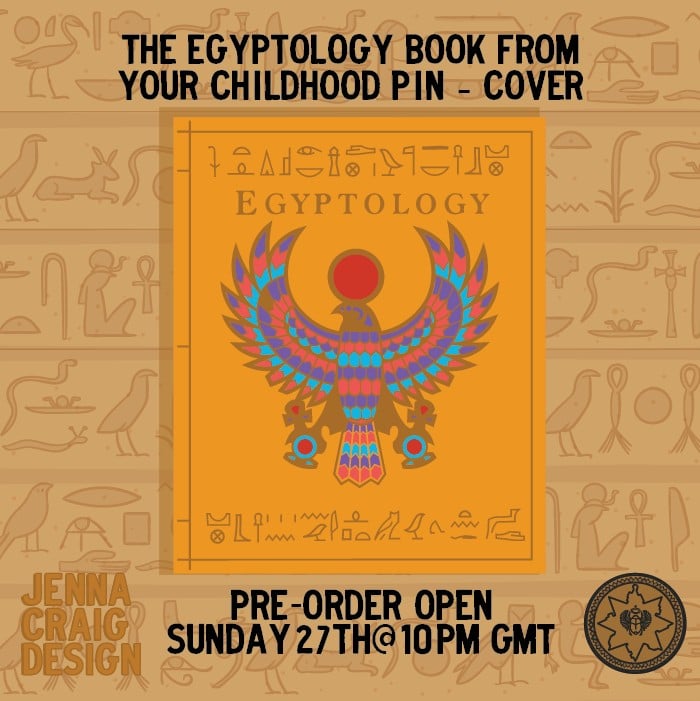 Image of *PRE-ORDER* Egyptology Book Pin 