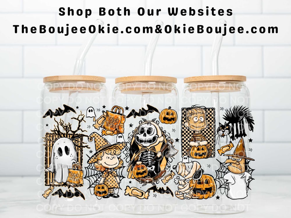 Image of Peanuts Halloween Uv Dtf Wrap Choice of 2 Colors 