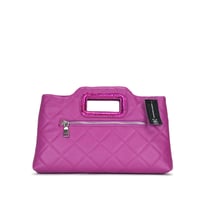 Image 3 of Inc International Concepts Juditth Handle Medium Clutch - Burnished Berry