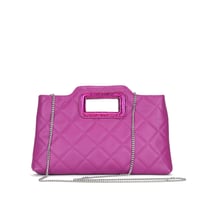 Image 1 of Inc International Concepts Juditth Handle Medium Clutch - Burnished Berry