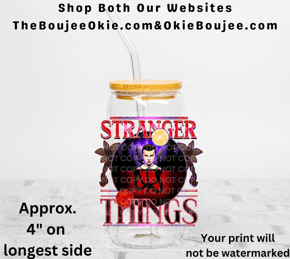 Image of Stranger Things Uv Dtf Wrap or Decal Choice of 3 