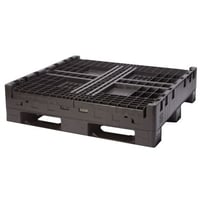 Image 3 of Collapsible Bulk Box (2 Gates) 48 x 45 x 34", Black BC4845342010000