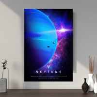 Image 2 of Uranus Vertical Poster, NASA/Space Exploration Series