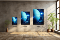 Image 3 of Uranus Vertical Poster, NASA/Space Exploration Series