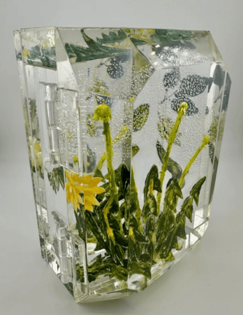 Image of Painted Desk Boxes- Wild Strrawberries or Meadow Flowers