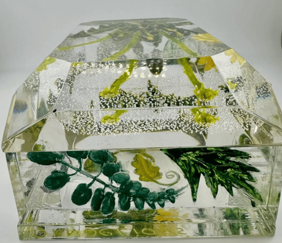 Image of Painted Desk Boxes- Wild Strrawberries or Meadow Flowers