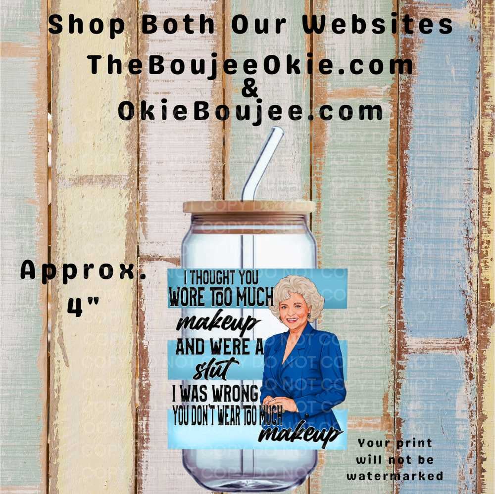 Image of Golden Girls Uv Dtf Wrap & Decals Choice of 5