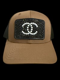 Image 2 of RHINESTONE PATCH TRUCKER HAT 