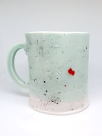 Image 2 of green speckled mug