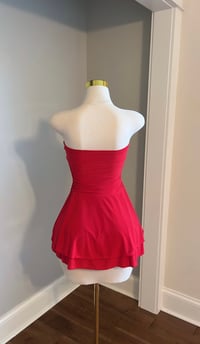 Image 5 of Annabelle mini dress (Red)