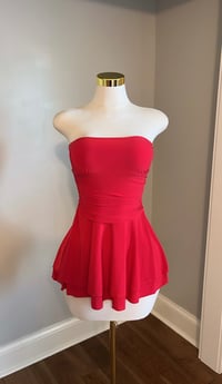 Image 2 of Annabelle mini dress (Red)