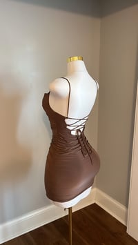 Image 3 of Hazel ruched mini dress