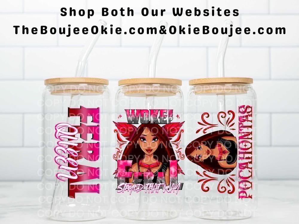 Image of Pocahontas Uv Dtf Wrap Double Sided    W0860