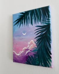 Image 2 of Looking Up in Miami (Original Acrylic)