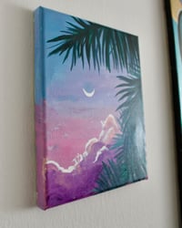 Image 3 of Looking Up in Miami (Original Acrylic)