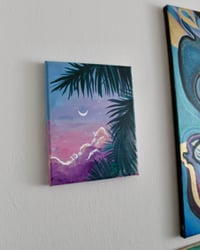 Image 4 of Looking Up in Miami (Original Acrylic)