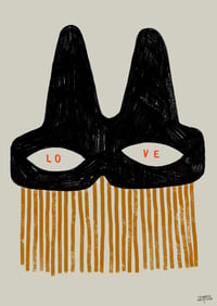 Image 2 of Poster - LOVE Mask