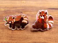 Image 1 of Red Panda Pins