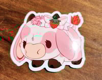 Image 2 of Pink Cow Sticker