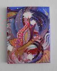 Image 5 of "Lepidoptera" Abstract 9x12 Textured, Acrylic Painting