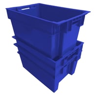 Image 2 of 24 x 16 x 12 Solid Stack and Nest Container SKU: SN2416120021000