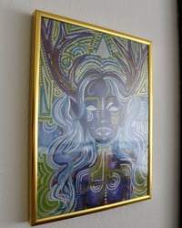 Image 4 of "Daughter of the Deep Wood" Framed Original